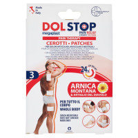 Dol Stop Pain Therapy Cerotti Arnica Montana & Artiglio del Diavolo 3 Pz