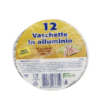 12 Vaschette Alluminio