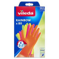 Vileda Guanti Monouso Rainbow Nitrile 80pz M/l