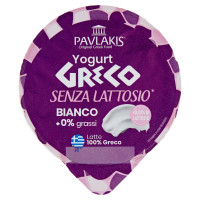 Yogurt Greco senza Lattosio* Bianco 0% Grassi