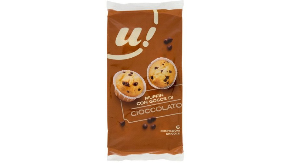 Muffin con Gocce di Cioccolato U!