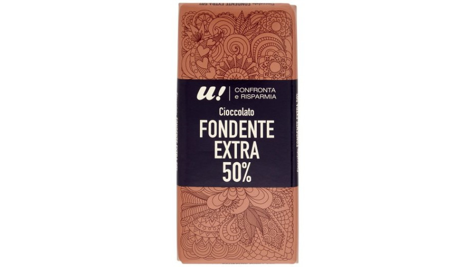 Cioccolato Fondente Extra 50% U! Confronta e Risparmia