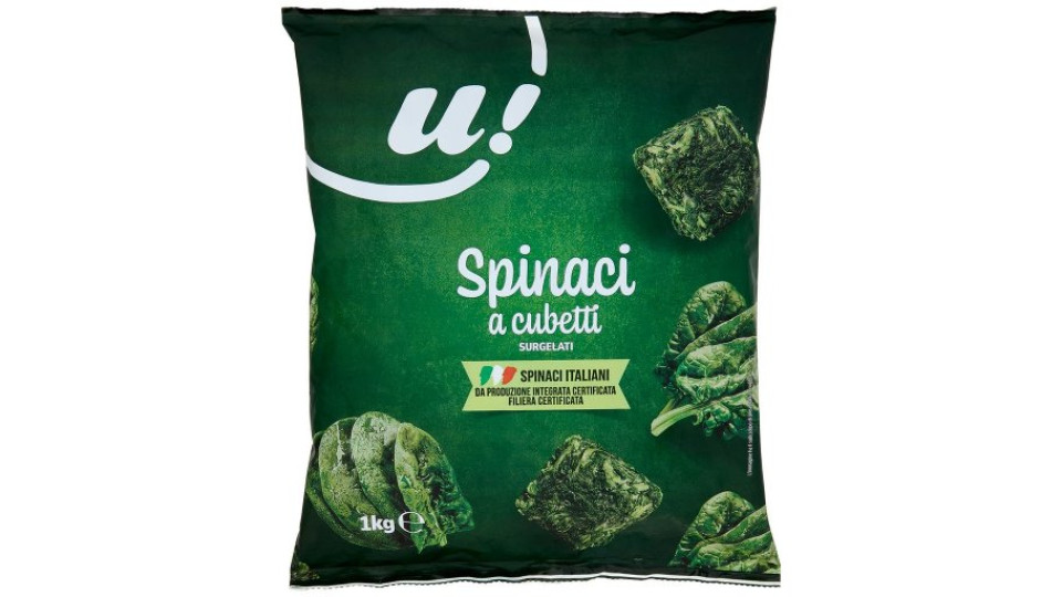 Spinaci a Cubetti Surgelati  U!