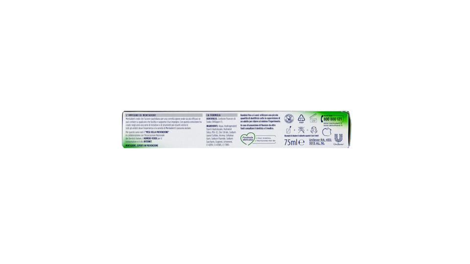 Mentadent - Dentifricio, Prevenzione Completa - 