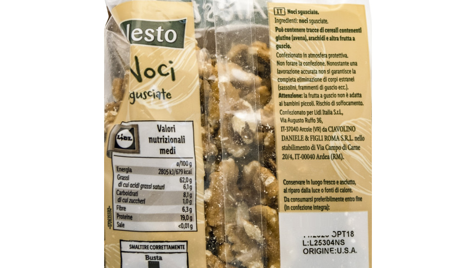 Noci Sgusciate Bio