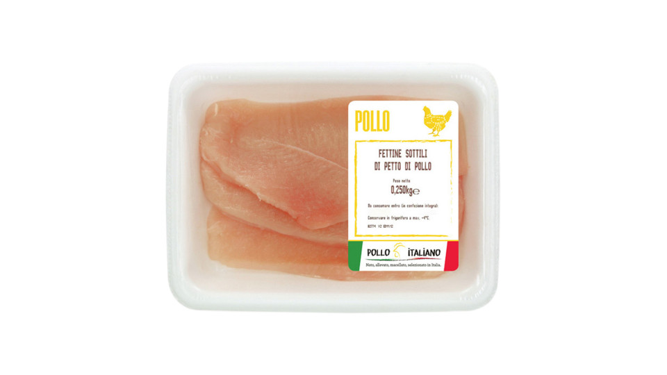 Fettine Sottili di Petto di Pollo