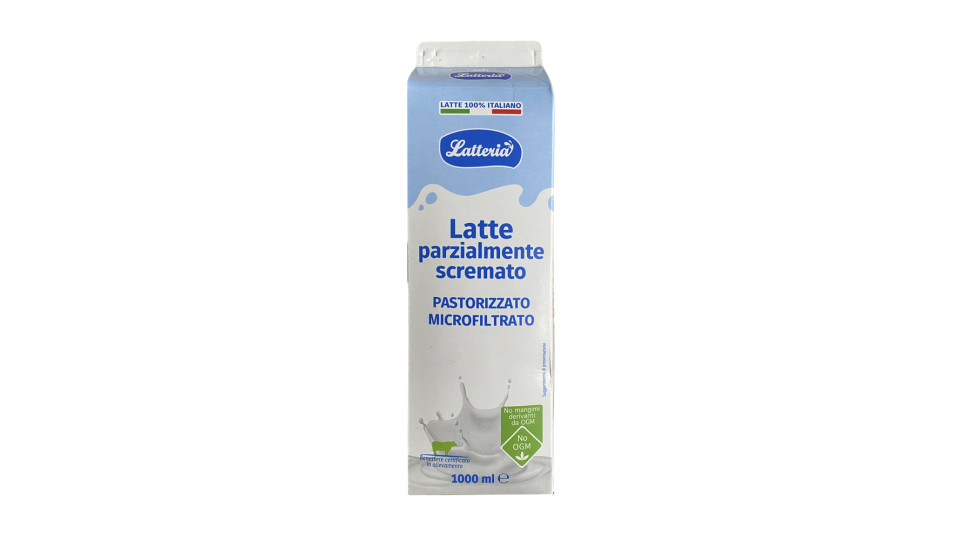 Latte Parzialmente Scremato 100% Italiano Microfiltrato