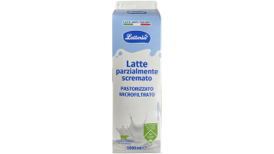Latte Parzialmente Scremato 100% Italiano Microfiltrato
