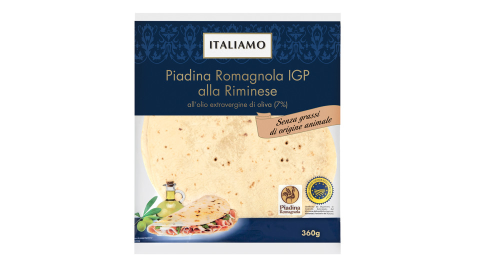Piadina Romagnola Igp con Olio Extravergine d'Oliva