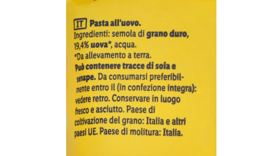 Quadrucci Pasta all'Uovo