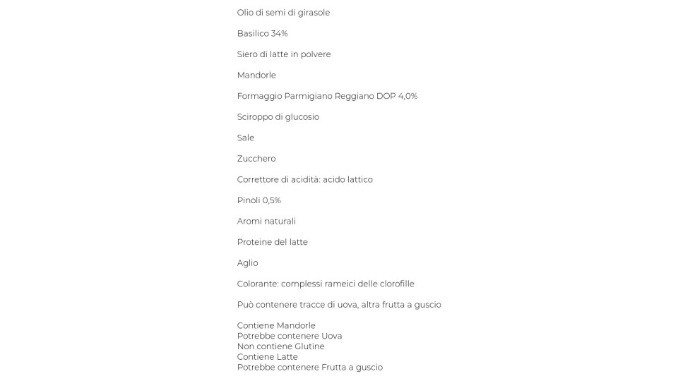 Granpesto alla Genovese con Aglio