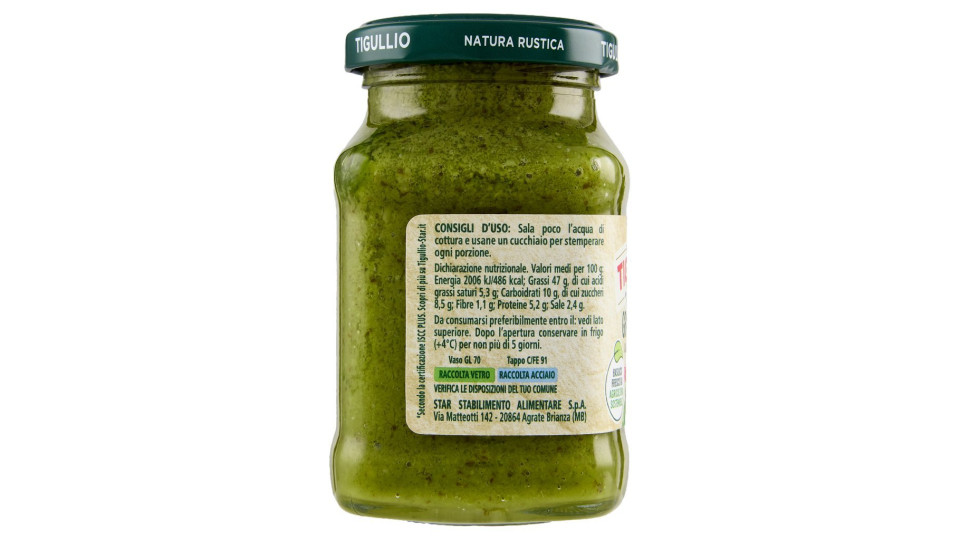 Granpesto alla Genovese senza Aglio