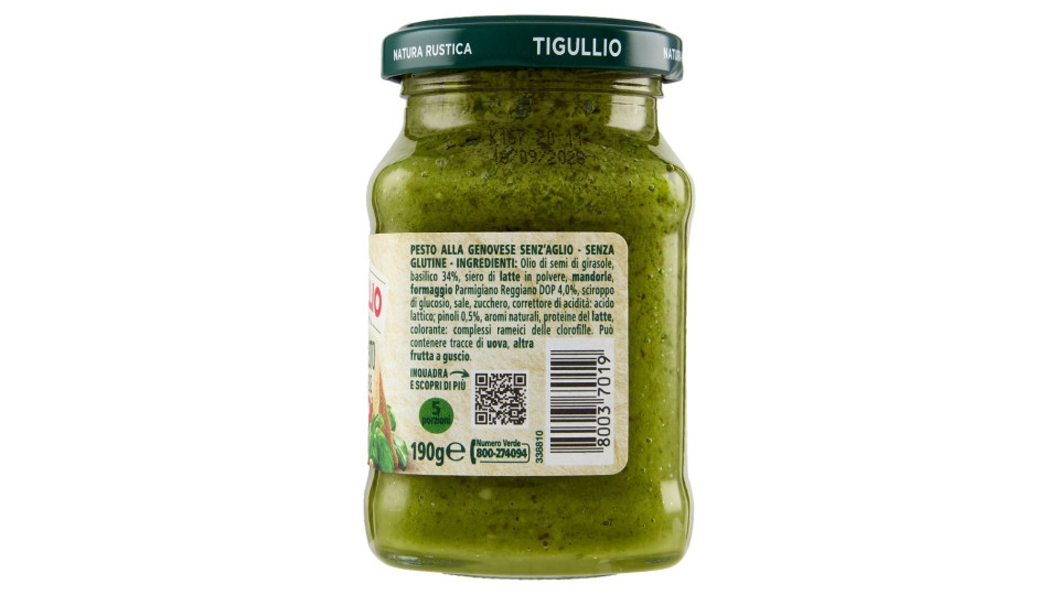 Granpesto alla Genovese senza Aglio