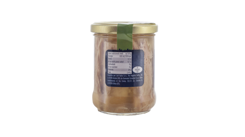 Filetti di Tonno Pinne Gialle in Olio d'Oliva