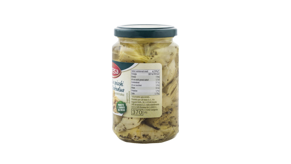 Carciofi a Spicchi alla Contadina Sott'Olio