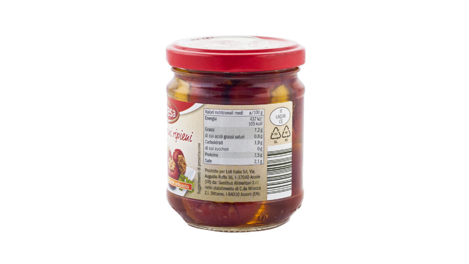 Peperoncini Ripieni con Tonno