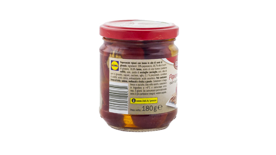 Peperoncini Ripieni con Tonno