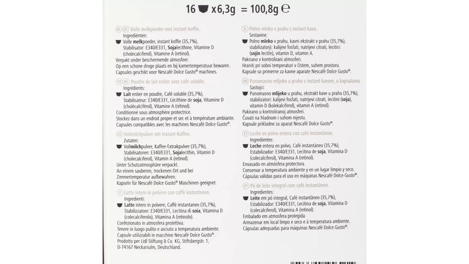 Capsule Caffè Espresso Compatibili con Nescafé Dolce Gusto®