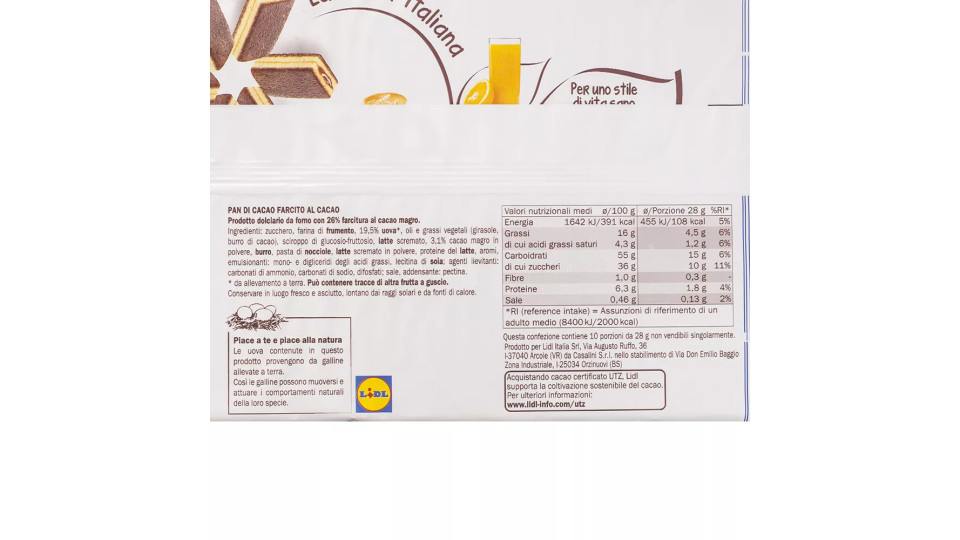 Pan di Cacao con Farcitura al Cacao