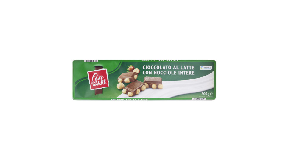 Cioccolato al Latte con Nocciole Intere