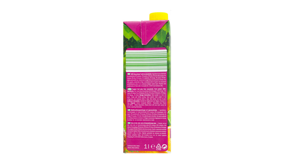 Succo Tropicale 100% Frutta