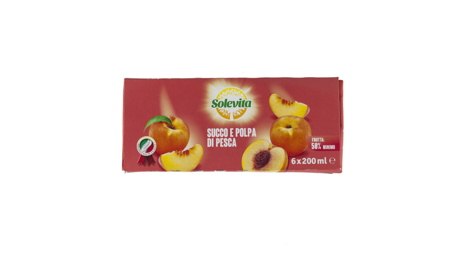Succo e Polpa di Pesca Min. 50% Frutta