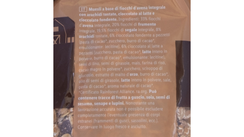 Muesli Cioccolato