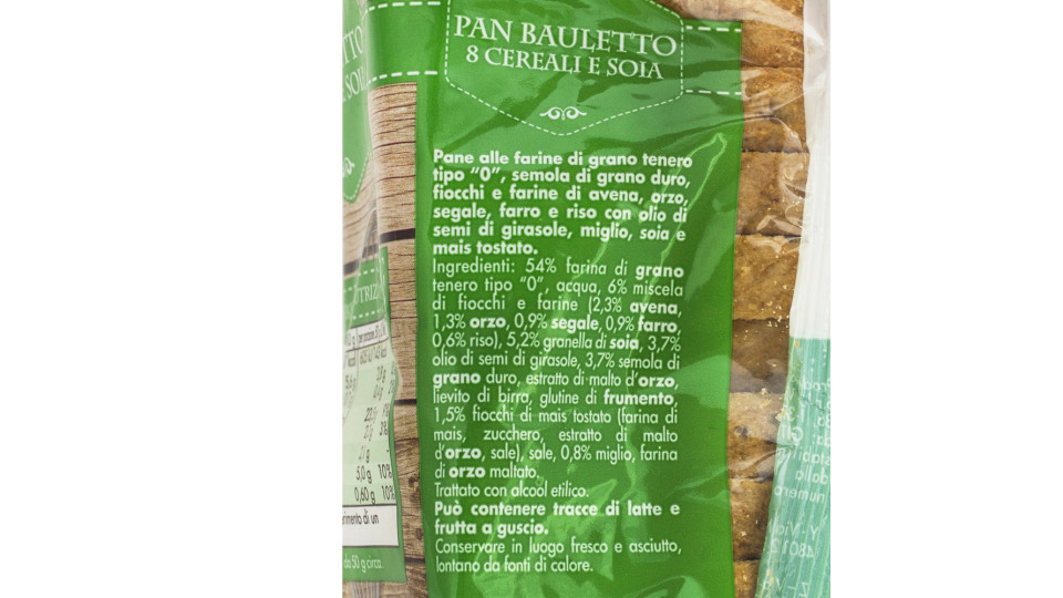 Pan Bauletto 8 Cereali e Soia