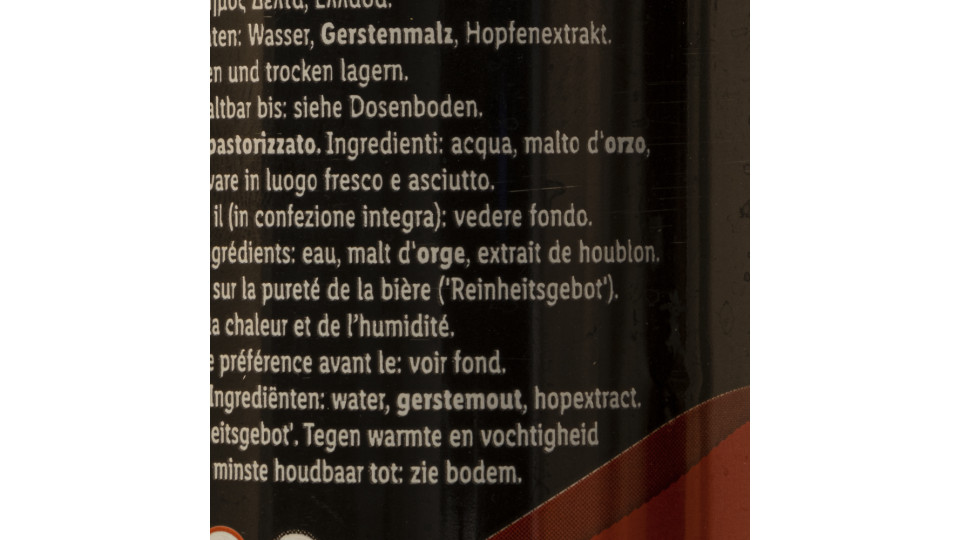 Birra Doppio Malto 7,9% Vol.