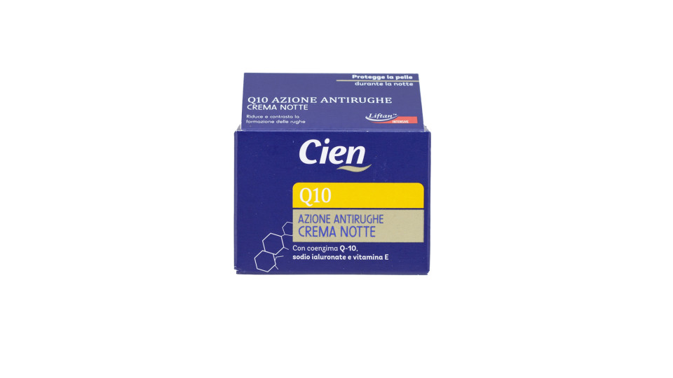 Crema Viso Antirughe Notte con Coenzima Q10