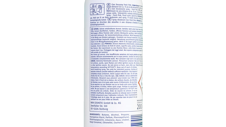 Deodorante Spray Hot Pink