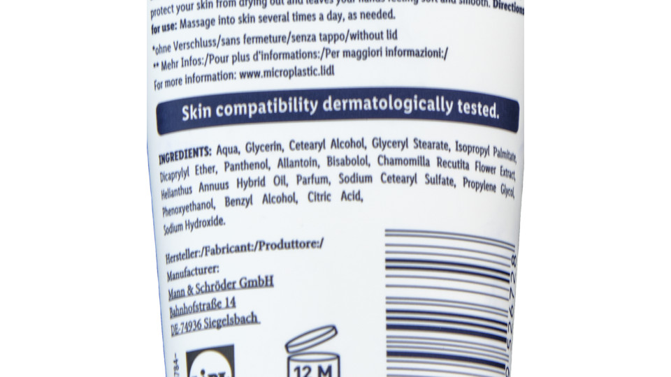 Crema Mani Camomilla