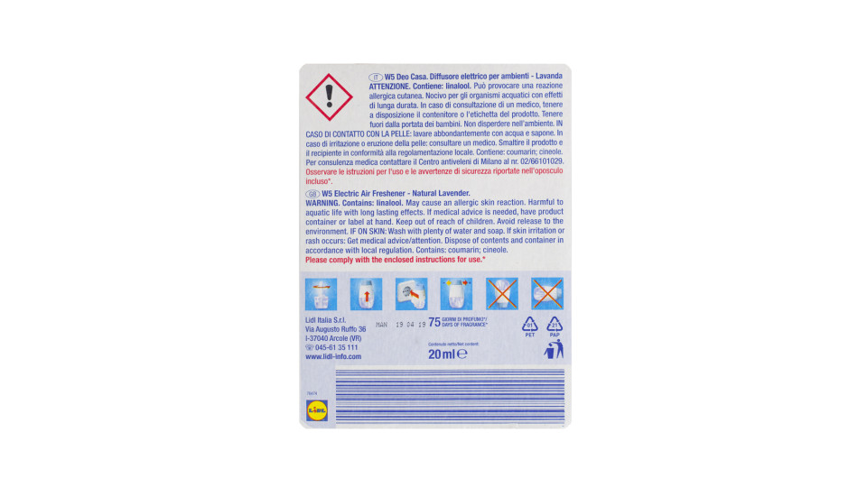 Set Deodorante Elettrico Lavanda