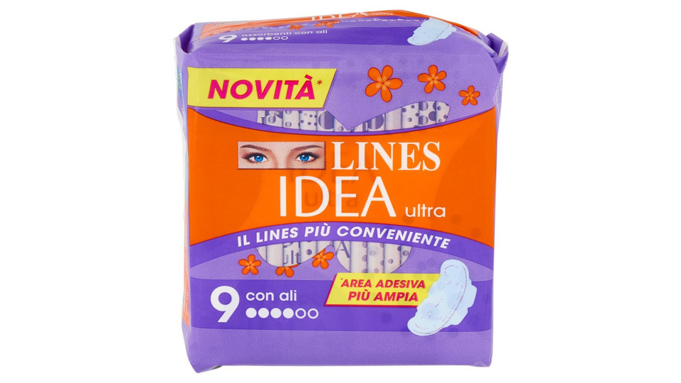 Idea Ultra Assorbenti Giorno Ripiegati con Ali