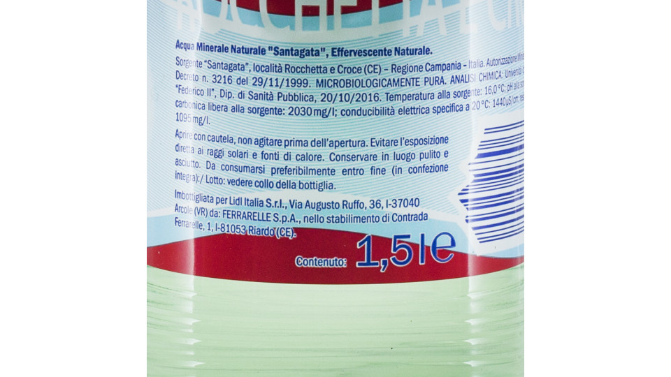 Acqua Minerale Effervescente Naturale