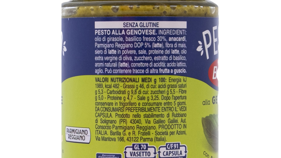 Barilla pesto genovese