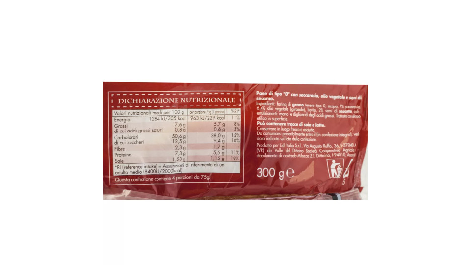 Pane per Hamburger Xxl 