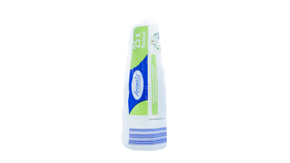 Bicchieri compostabili 250 cl