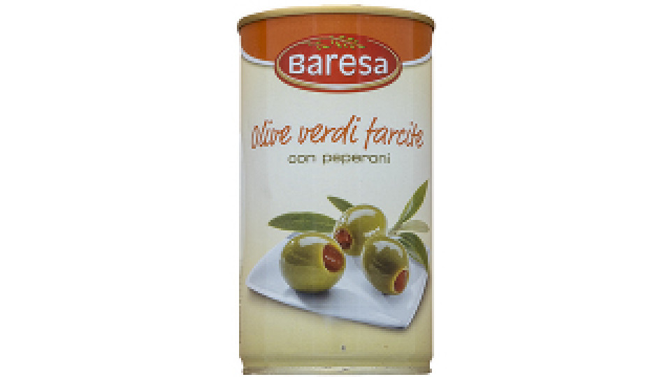 Olive Verdi Farcite con Peperoni