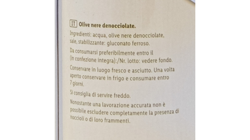 Olive Nere Denocciolate