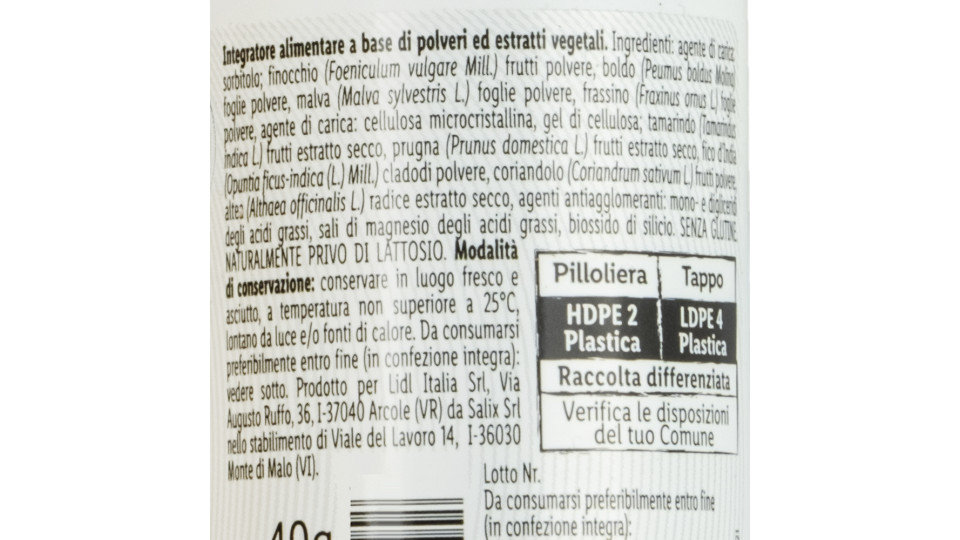 Le Erbe del Transito Regolarità Intestinale