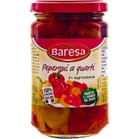 Peperoni a Quarti Rossi e Gialli in Agrodolce