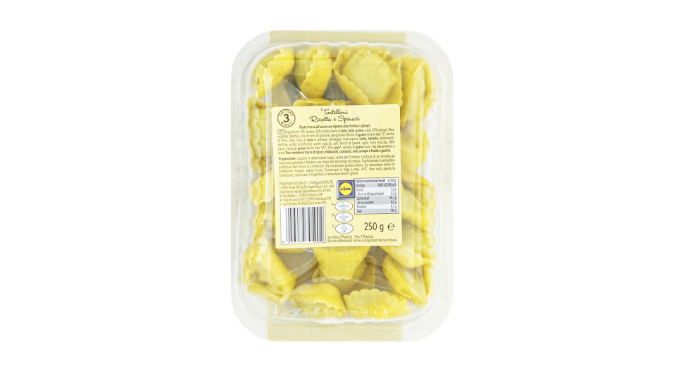 Tortelloni con Ricotta e Spinaci