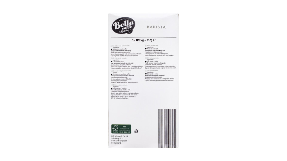 Capsule Caffè Barista Rfa Compatibili con Nestlé Dolce Gusto®