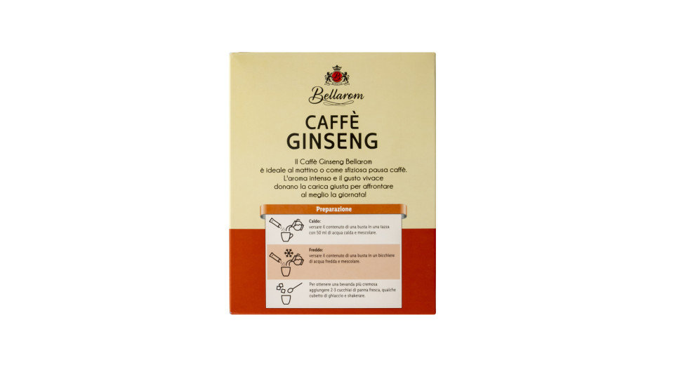 Preparato per Bevanda al Gusto di Caffè e Ginseng