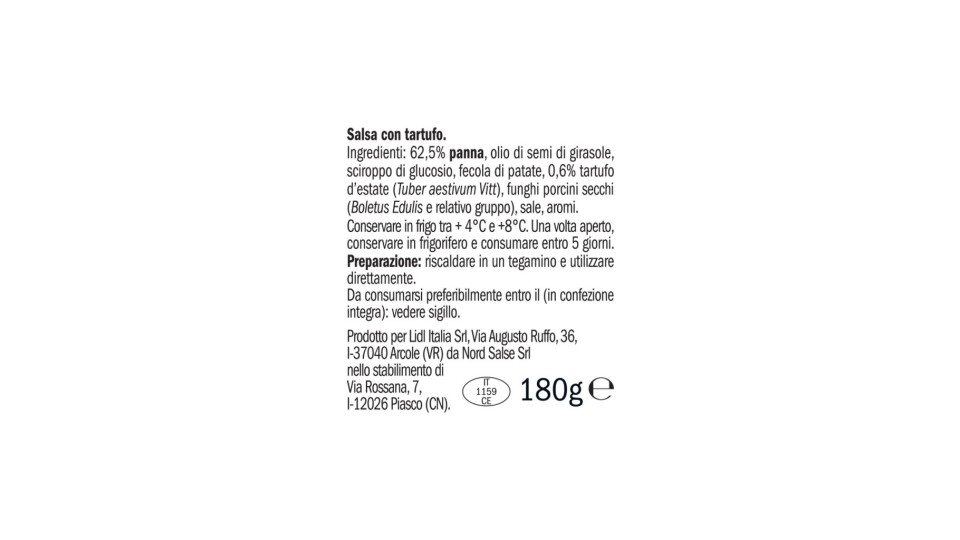 Salsa con Tartufo