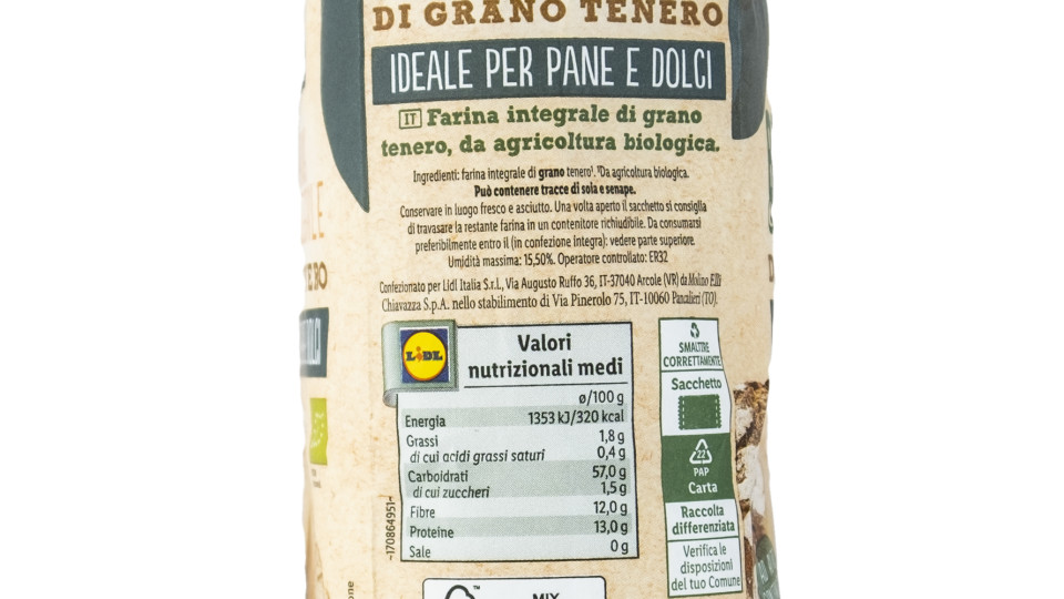 Farina Integrale di Grano Tenero