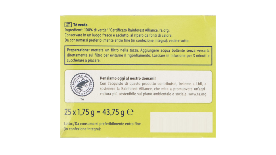 Tè Verde