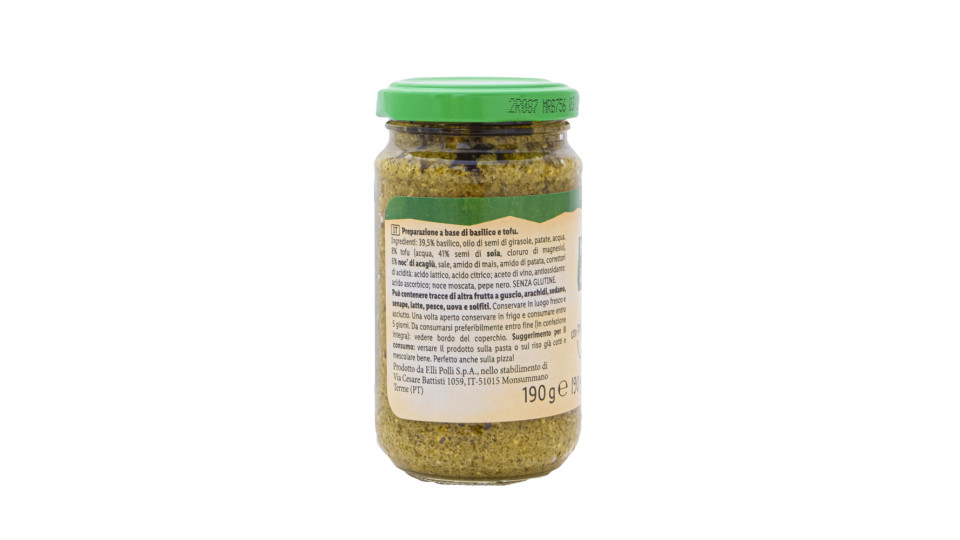 Pesto Vegano al Basilico con Tofu