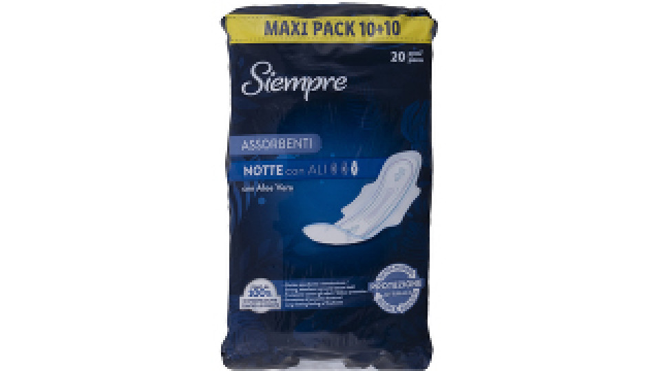 Assorbenti Notte Ultra con Ali